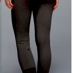 Lululemon Leggings Size10 Dark Gray Active Ware Yoga Pants Bag Included